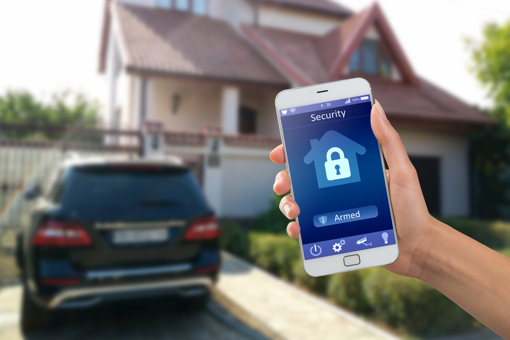 custom home security system smartphone control
